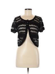 Details About Maurices Women Black Shrug Lg Petite