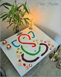 Diwali Decor Diwali Home Decor Diwali Inspiration Easy Rangoli Design Ganesha Rangoli Rangoli Rangol Diwali Inspiration Diwali Diy Rangoli Designs Diwali