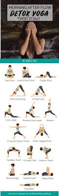 Detox With Yoga Twists Free Printable Pdf Yoga Yoga Fitness Digestion Yoga