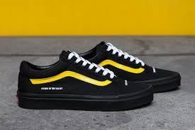 Black And Yellow Vans Shoes Image Result For Black Vans Yellow Stripe Yellow Vans Vans Old Skool Vans