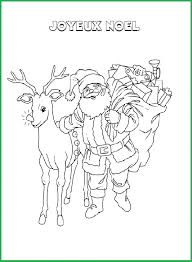 Vous avez à disposition un dessin du coloriage père noël facile à imprimer avec des couleurs pour aider à choisir les crayons et feutres pour colorier et dessiner. Imprimer Carte Coloriage De Pere Noel Avec Le Petit Renne Au Nez Rouge