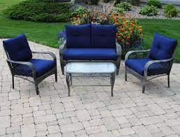 Backyard Creations 4 Piece Aspen Seating Collection At Menards Patio Furniture Collection Backyard Creations Outdoor Furniture Sets