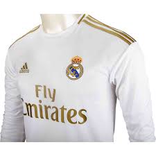 La liga(33), copa del rey(19), ucl(13), uefa true fans will love supporting spain's top club with a real madrid jersey from soccerpro.com. 2019 20 Adidas Real Madrid Home Long Sleeve Jersey Soccer Master