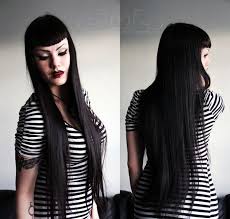 Goth style hair double color toupee long straight hair lolita black&pink wigtop rated seller. This Is My Hair In It S Natural State No Dyes Teasing Or Styling Products Perfection The Length Shiny Healthy Goth Hair Hair Styles Long Hair Styles