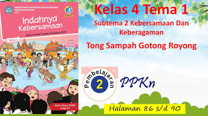 Simak kunci jawaban tema 1 kelas 5 sd halaman 88 90 92 95 96 98 99 101 103 87 buku tematik, subtema 2 pembelajaran 4. Kelas 4 Tema 1 Sub 2 Pembelajaran 2 Ppkn Tong Sampah Gotong Royong Hal 86 90 Youtube