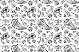 Fabric keychain black white paisley floral memphismadebylesley. Paisley Floral Images Free Vectors Stock Photos Psd