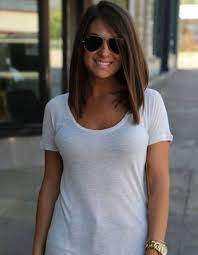 der klassische bob ganz glatt gefohnt 10 wunderschone inspirierende frisuren fur frauen mit mittell frisuren schulterlang frisuren schulterlange haarschnitte