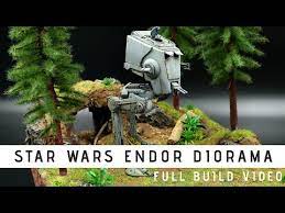 In this video i'll show you how i created a 10 foot x 16 inch x 18 inch star wars battle of endor forest diorama. At St Star Wars Scale Model Diorama Diy Build Youtube