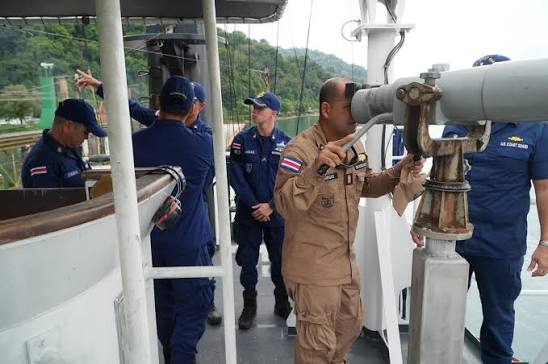 El Servicio Nacional de Guardacostas de Costa Rica 🇨🇷 realiza labores de patrullaje conjunto con la Guardia Costera de los Estados Unidos 🇺🇸, fortaleciendo la cooperación internacional y la seguridad marítima en