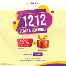 Save Up On Bus Tickets And Be Rewarded This 12 12 Save Up To 12 With Easybook S 12 12 Promotion And Get 2x Bus Tickets Online Tickets Easy Books