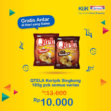 Check spelling or type a new query. Indomaret Gratis Antar Di Hari Yang Sama Qtela Keripik Facebook