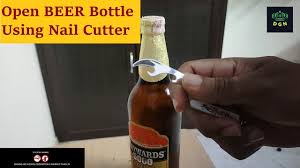 Is there a way to open a beer bottle without a bottle opener? How To Open Beer Bottle Using Nail Cutter Very Simply Youtube