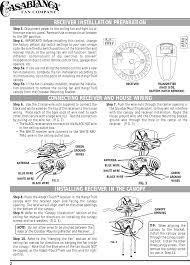 They put a lot of. Casa4t Ceiling Fan Light Remote Control User Manual W 52 Inst Ructions Final 2 Casablanca Fan