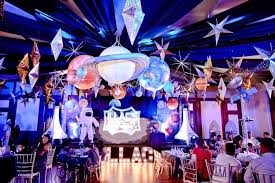 Outer space theme party decoration solar system star. Kara S Party Ideas Outer Space Birthday Party Kara S Party Ideas