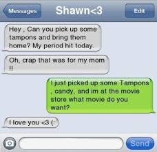 Pin Op Funny Text Messages Period