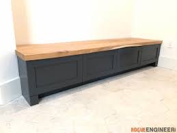 How wide should a mudroom bench be? Mudroom Bench W Drawers Rogue Engineer
