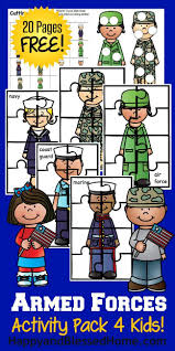 Free 20 Page Armed Forces Activity Pack For Kids Force Activities Veterans Day Activities Memorial Day Activities