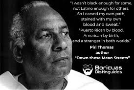 Piri Thomas's Down These Mean Streets: A Voice for the Nuyorican Soul When  Piri Thomas's seminal memoir *Down These Mean Streets* was published in  1967, it shattered silence. A raw, unflinching account