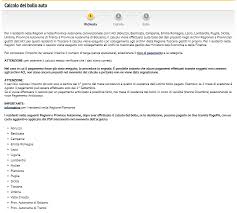 Il calcolo dell'importo può essere effettuato sulla pagina. Scadenza Bollo Auto