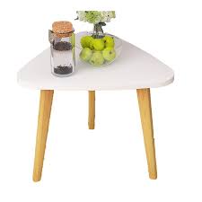 The triangle coffee table in wood makes a contemporary statement in your living room by including this geometric wood coffee table to your decor. Triangle Round Love Shape Coffee Table Side Table 60cm Shopee Malaysia
