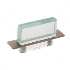 Choose hardware that is consistent with the rest of your design. Contemporary Acrylic And Metal Pull 2172 Richelieu Hardware