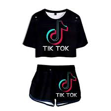 TIK TOK Imprimiendo Camisetas Y Pantalones Cortos, Ropa Corta, Traje D en  2020 | Ropa, Ropa para niñas fashion, Ropa divertida
