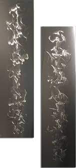 Bring contemporary abstraction to your home with this large circle metal wall art. The Fringe Metal Wall Art Modern Silver Accents Contemporary Decor Abstract Steel Artwork Painting By Nicholas Yust Saatchi Art