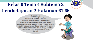 Kunci Jawaban Buku Tematik Tema 4 Kelas 6 Halaman 61 62 63 64 65 66 Koesrow