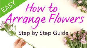 How to arrange flowers in a large vase? How To Arrange Flowers Flower Arranging Video Flying Flowers