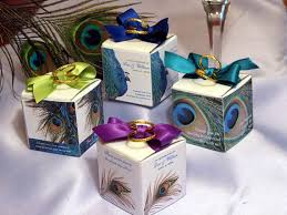 Peacock Wedding Favor Boxes Bird Feather Bridal By Shadow090109 1 75 Themed Wedding Favors Wedding Favor Boxes Peacock Wedding