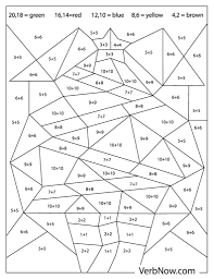 5Th Grade Math Coloring Sheet Printable
