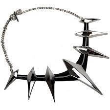 Black Panther Fight Tooth And Claw Necklace 27 Liked On Polyvore Featuring Jewelry Necklaces Zinc Al Claw Necklace Black Panther Necklace Talon Necklace