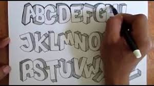 Seluruh anak muda ngehit mengenal dan dapat memakai aplikasi ini. Tutorial Membuat Font 3d Alfabet A Z Full Youtube