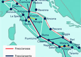 florence italy train station map rail transport in italy