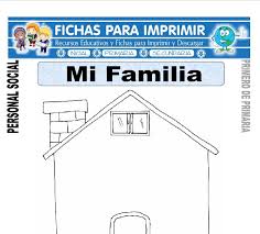 By acrbio · 10 septiembre, 2015 Ficha De Mi Familia Para Primero De Primaria Fichas Para Imprimir