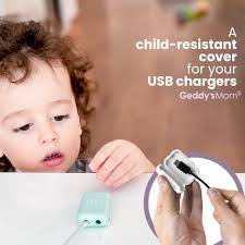 WATCH YOUR MOUTH 3-PACK USB charger cover baby-proofing child safety