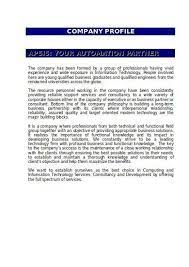 Free 9 It Company Profile Samples In Pdf Ms Word