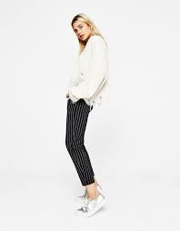 Bershka Black Cargo Pants With Chain Tailored Joggers With Darts Discover This And Many More Items In Bershka With New Products Every Week Clothes Spring Outfits Women Clothes For Women
