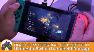 Eternal collection, this release includes the base diablo 3 game along with all of the previously released dlc. Diablo 3 Eternal Collection Nintendo Switch Handheld Mode Footage Youtube