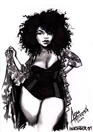 Maybe you would like to learn more about one of these? 55 Amazing Black Hair Art Pictures And Paintings