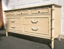 1965 Thomasville Allegro Dresser And Twin Headboard With Posts Faux Bamboo Style Bamboo Furniture Faux Bamboo Bamboo Shelf