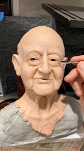 Someone said my new sculpt looks like @marcuspork . Idk who that is. This  is a sculpture of my uncle Geraldine. @marcuspork aint got nothin to do  with this., ., ., ., #sculpting #polymer #polymerclay ...