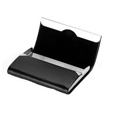 Get it as soon as mon, feb 8. Ipree Pu Stainless Steel Card Holder Portable Credit Card Case Id Card Storage Box Alexnld Com
