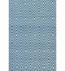 Shaggy teppich hellblau polyester baumwolle 200 x 300 cm hochflor handgetuftet rechteckig zum besten preis, 116381. Dash Albert Outdoor Teppich Diamond Blau Im Greenbop Online Shop Kaufen