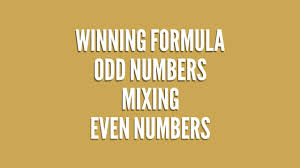 4d Predictions 4d Tips And Forecast Winning Formula Odd Numbers Mixing Even Numbers Youtube