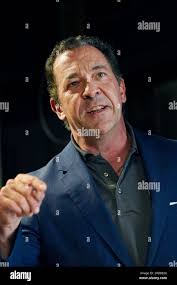 State Sen. Chris McDaniel, R-Ellisville, emphasizes the differences between  himself and his party primary opponent Republican Lt. Gov. Delbert Hosemann  during the Scott County Republican Rally in Forest, Miss., Tuesday, July 18,