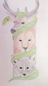 Traditionally, each totem pole tells the story of a native american family's ancestral spirits and family history (pictured in human and animal form). Animal Totem Pole Art Amino