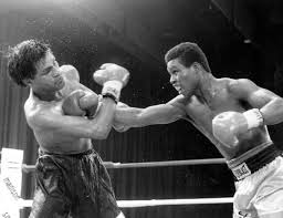 Meldrick Taylor Attacks Jose Rivera During Their Bout At The Felt Forum In Madison Square Garden Martial Arts Wrestling Bout