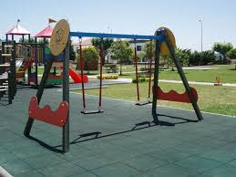 Green Rubber Floor Tile Playground Playground Tile Rubber Playground Flooring Rubber Playground