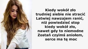 Laureatka konkursu youtube young stars 2015. Sylwia Przybysz Anioly Tekst Youtube